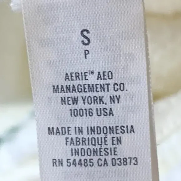 NWT Aerie Teddy Bear Sherpa Onesie Jumpsuit in Cream - Picture 7 of 9